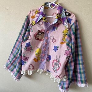 Colorful Cartoon Print Shirt